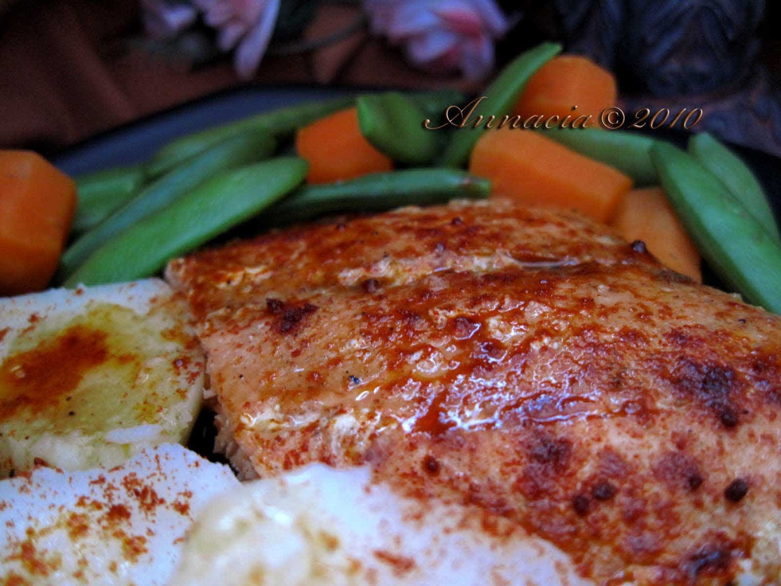 Baked Seasoned Salmon