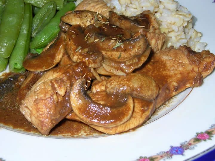 Balsamic Chicken and Mushrooms