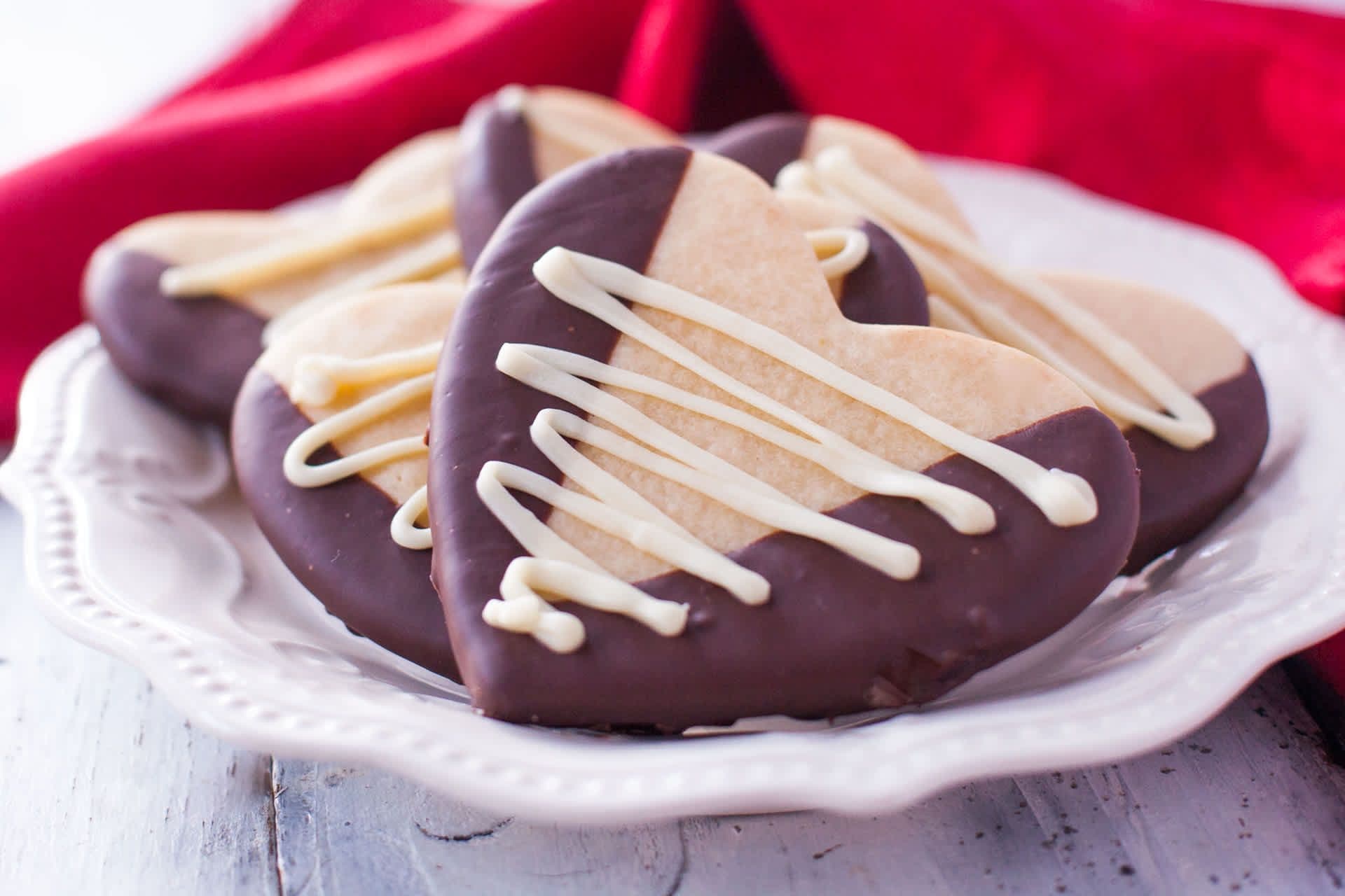 Chocolate Heart Cookies