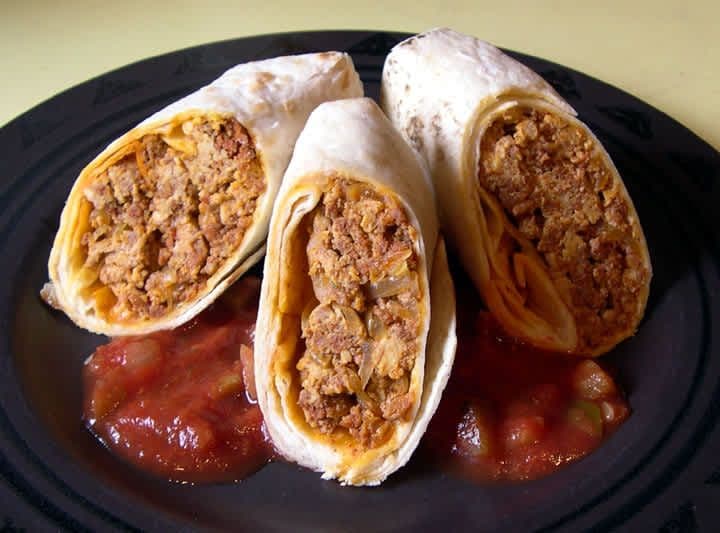 Chorizo and Egg Burritos