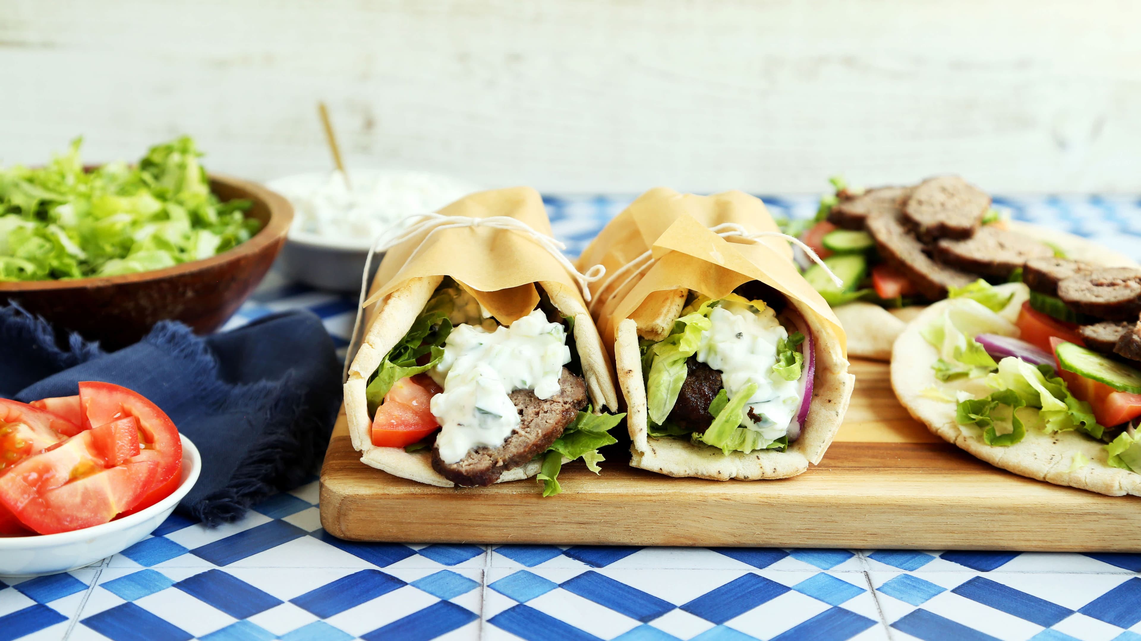 Ground Beef Gyros