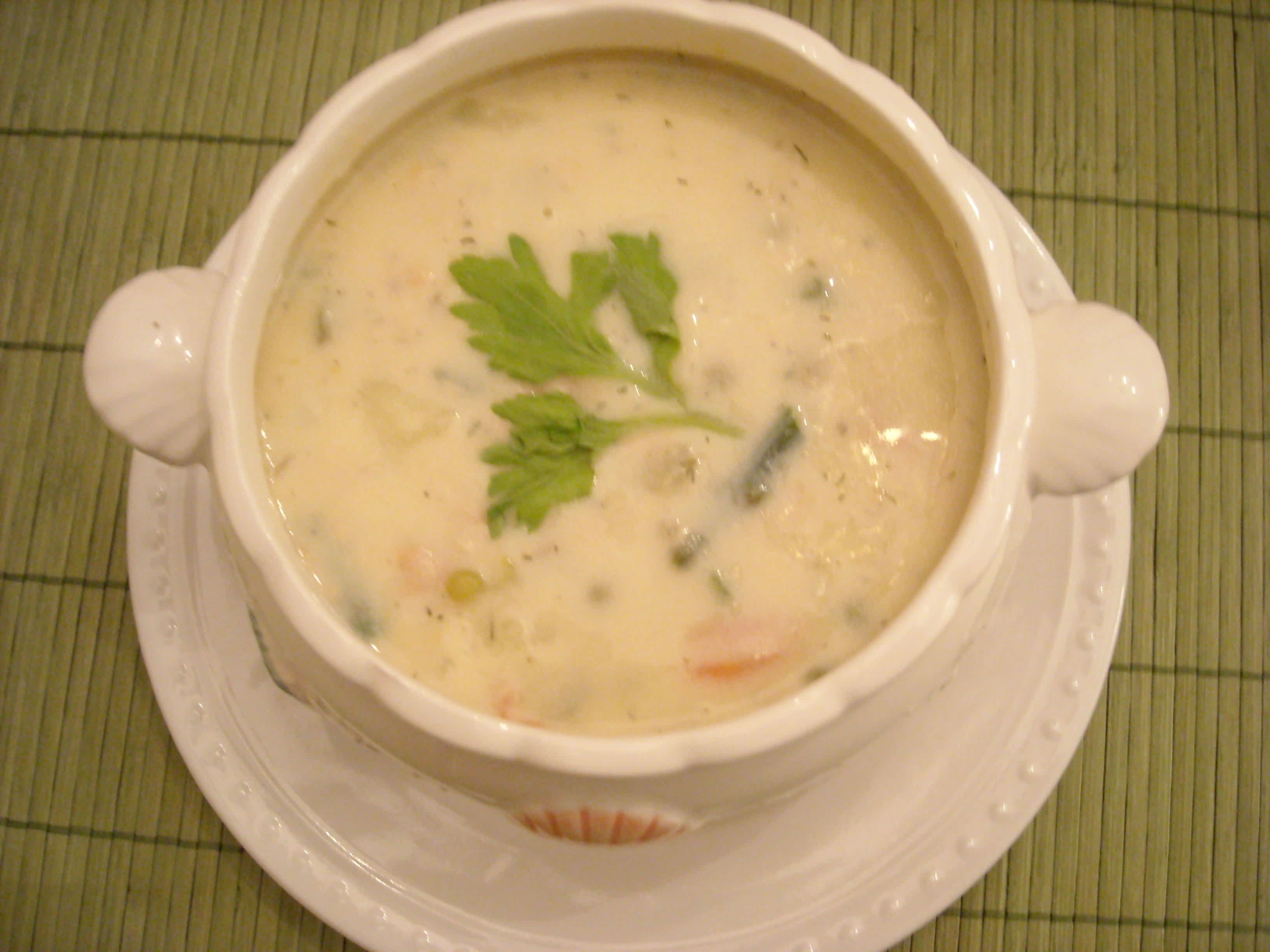 Leftover Salmon Fillet Chowder