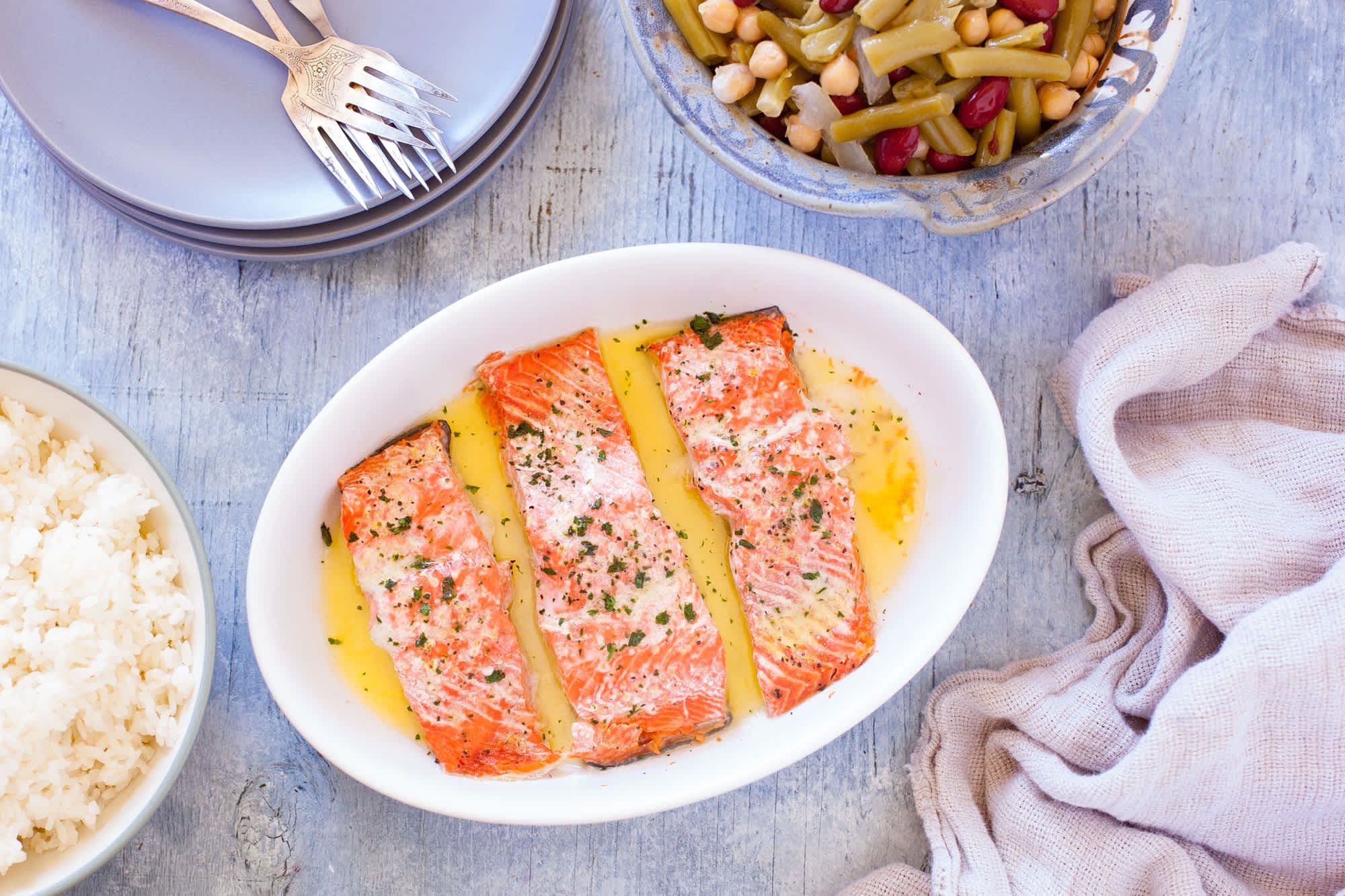 Microwave Salmon Fillets