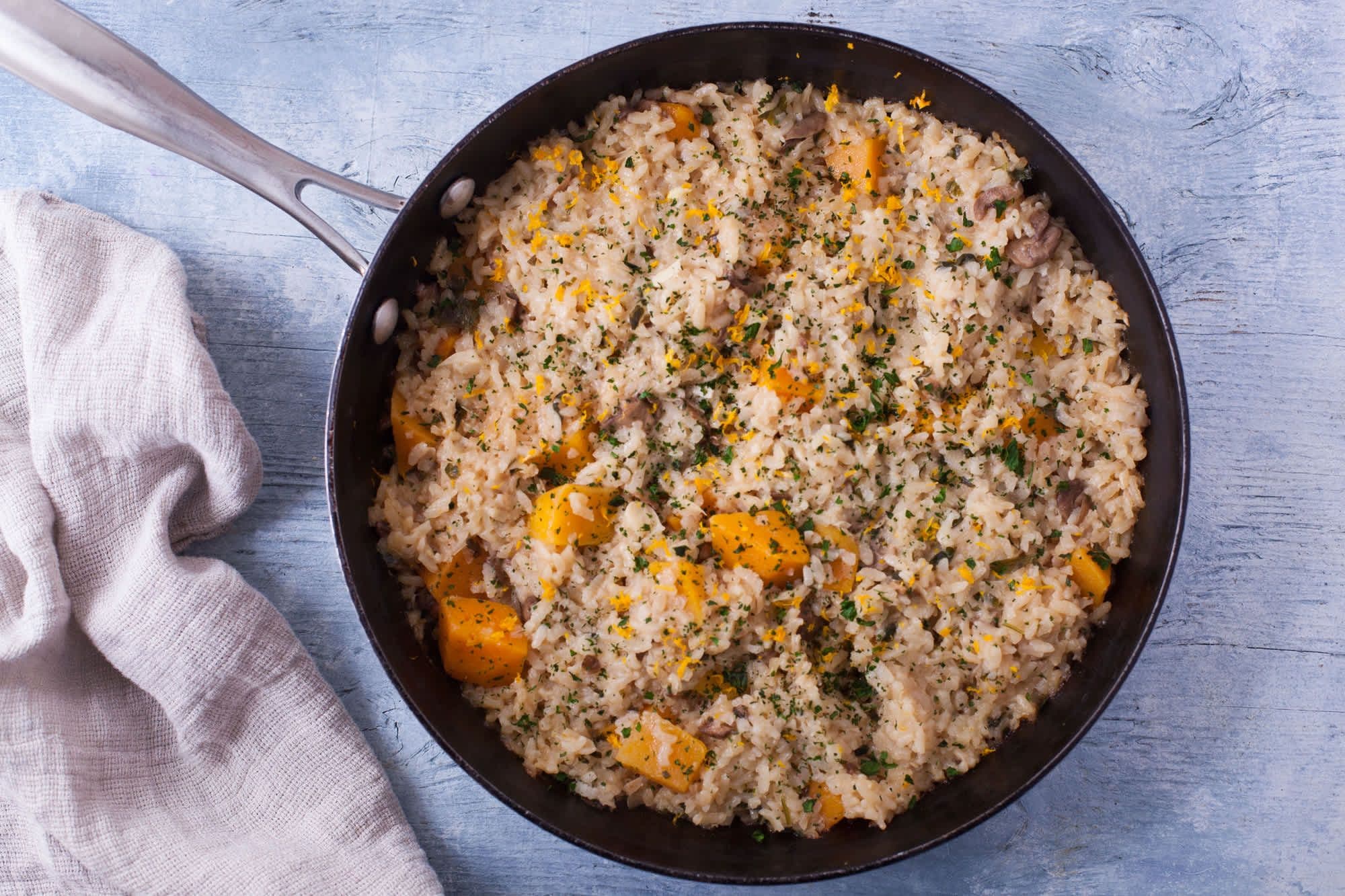 Pumpkin risotto