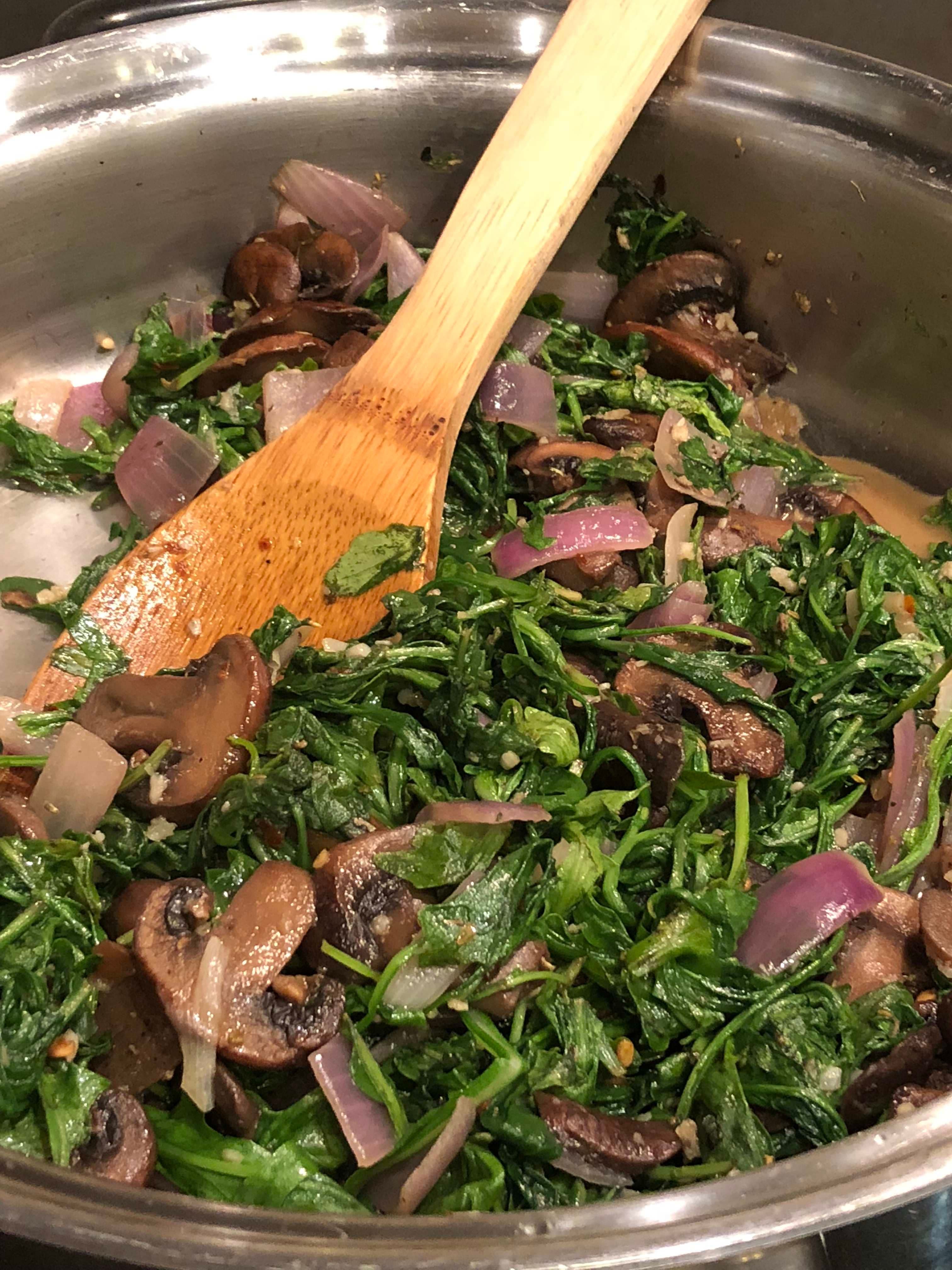 Sauteed Arugula (Rocket)